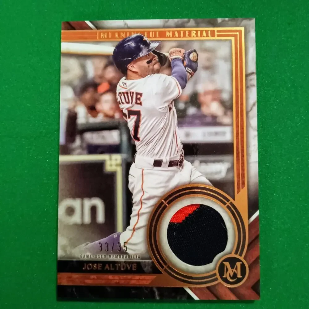 Jose Altuve #MMR2-JAL Topps Museum Collection Meaningful Materials SSP 33/35